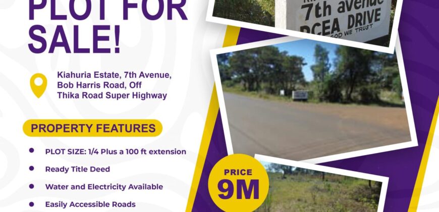 Prime Residential/Commercial Plot for Sale – Kiahuria Estate